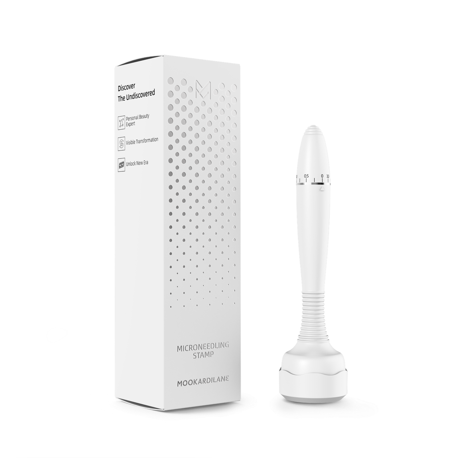 141 White microneedling stamp