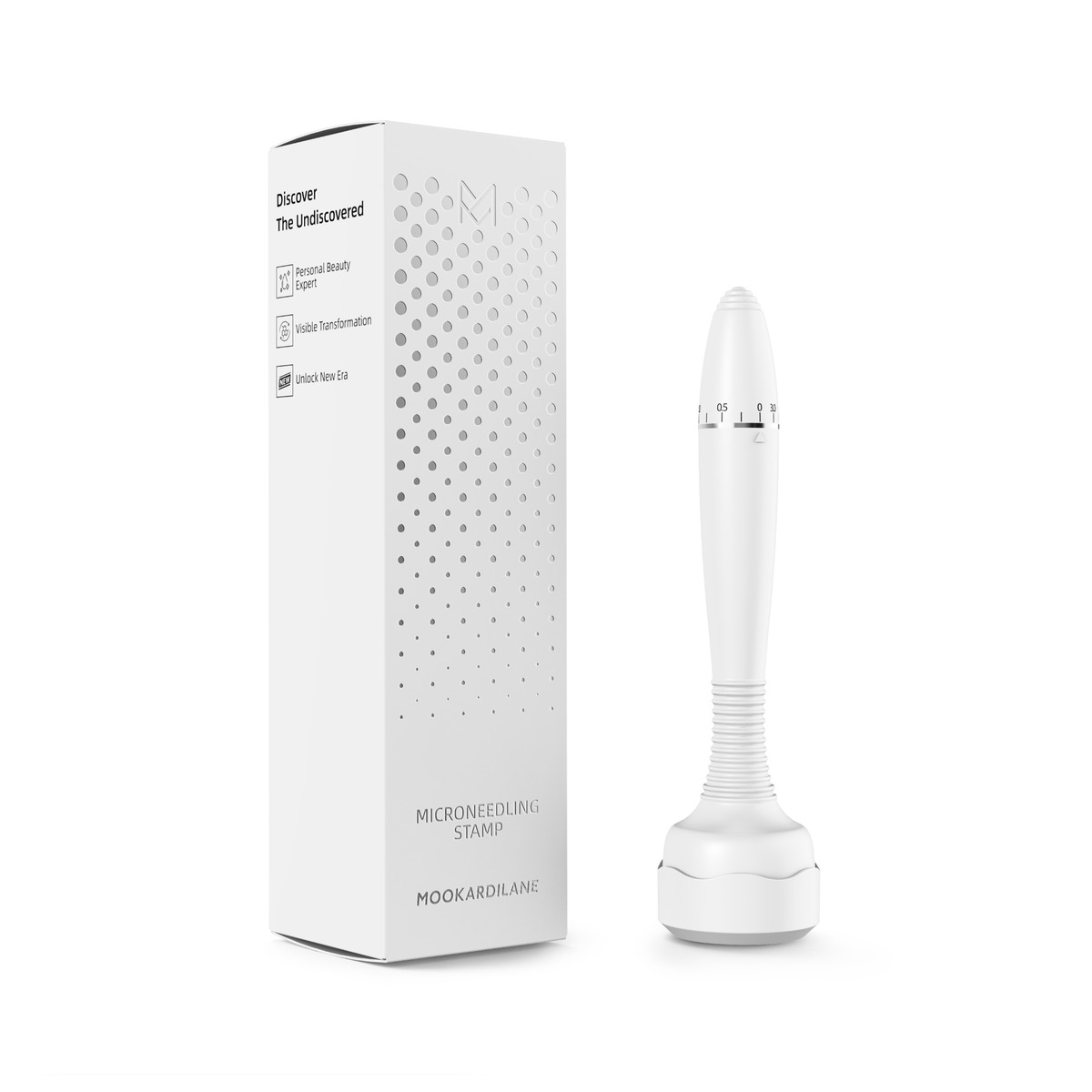 141 White Stamp with its printed packaging box