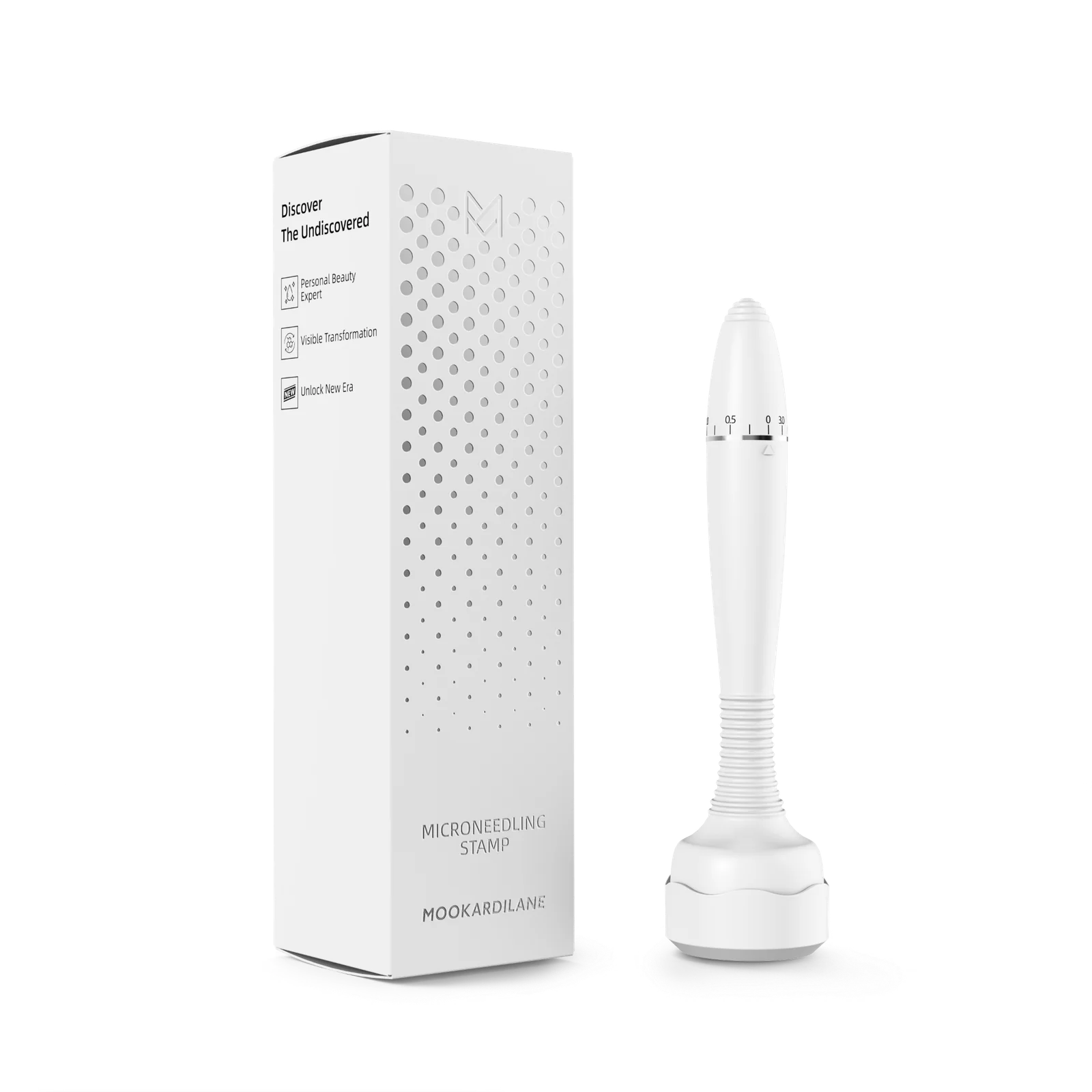 141 White microneedling stamp
