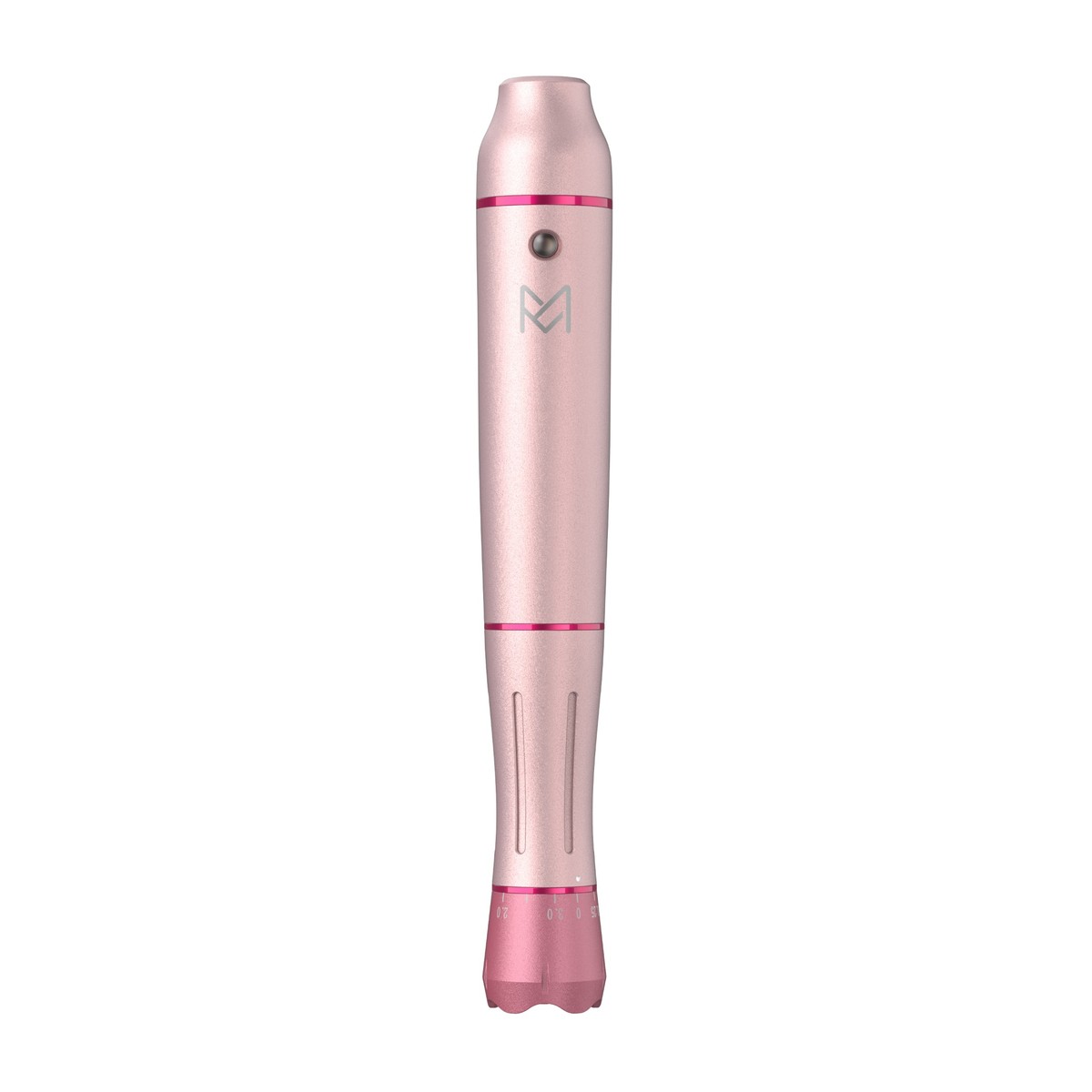 K7 Pink microneedling pen, standing