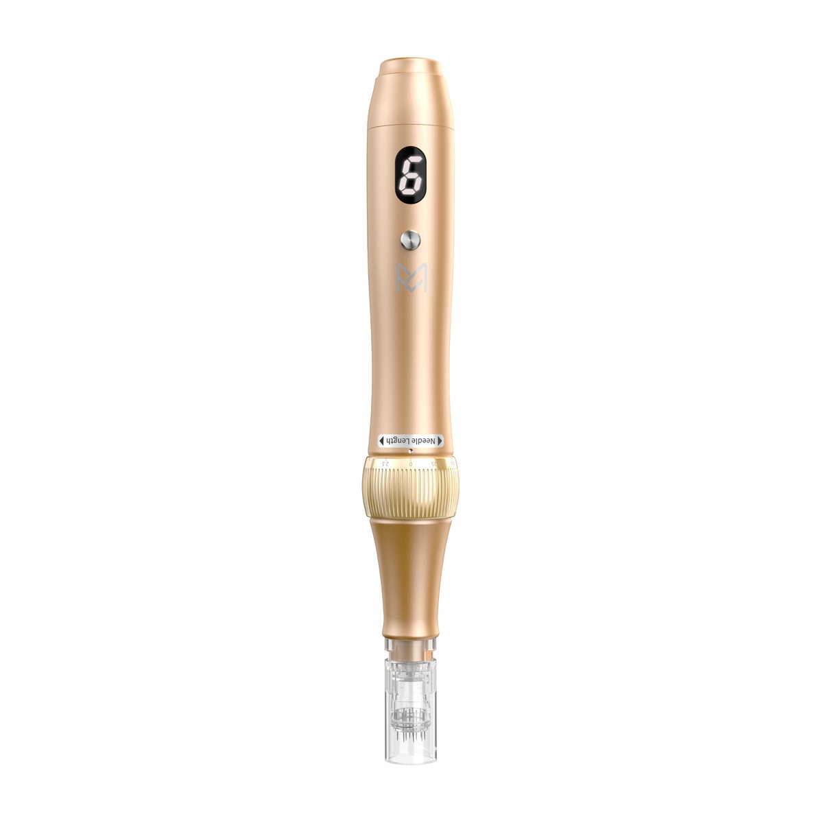 T9 Golden microneedling pen, standing