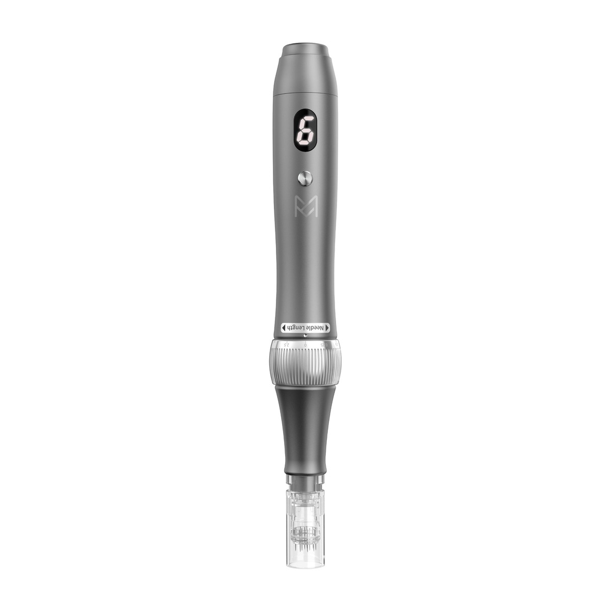 T9 Grey microneedling pen, standing